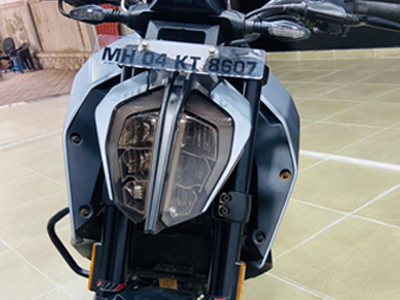 Bike Smoked headlight